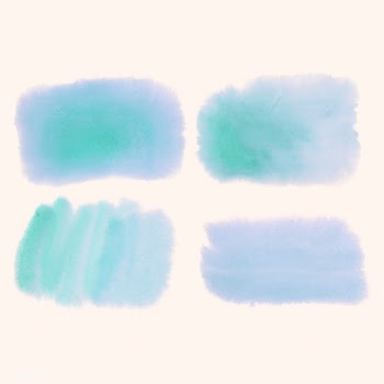 Blue watercolor style banner vector | Free stock vector - 530817