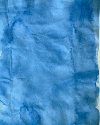 Blue Watercolor Texture Background