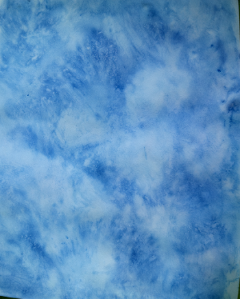 Blue Watercolor Texture Sheet