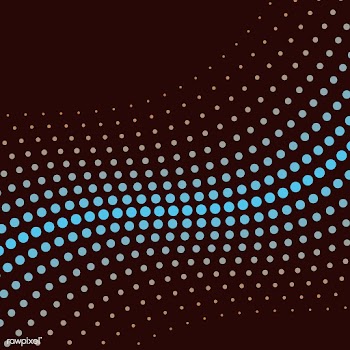 Blue wave halftone background vector | Free stock vector - 523539