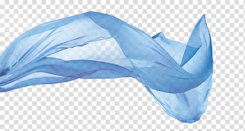 Blue wave illustration, Blue ribbon Computer file, Blue ribbon floating yarn transparent background PNG clipart