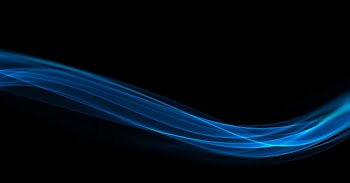 Blue wavy light streak background Free Photo