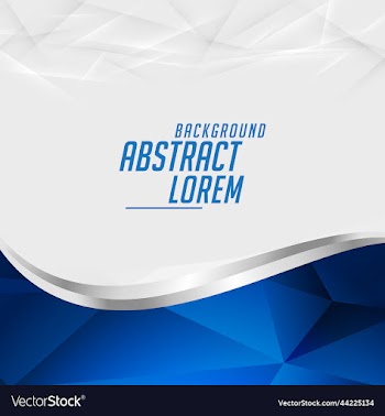 blue wavy shape background template design