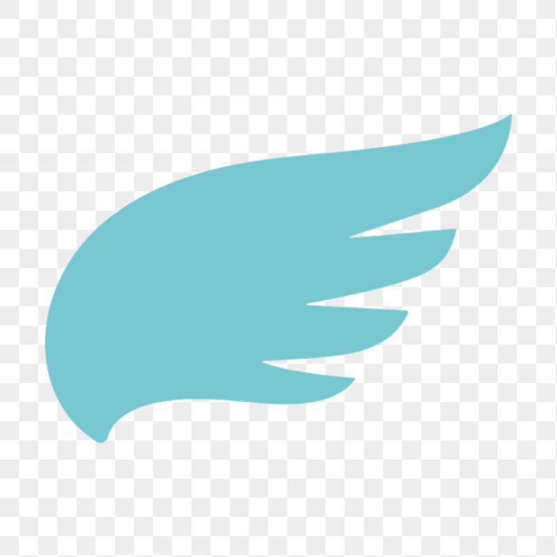 Blue wing png icon sticker, | Free Icons - rawpixel