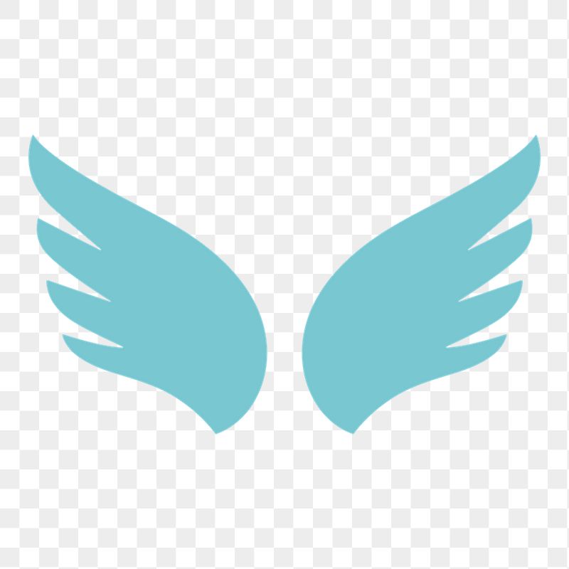 Blue wings png icon sticker, | Free Icons - rawpixel