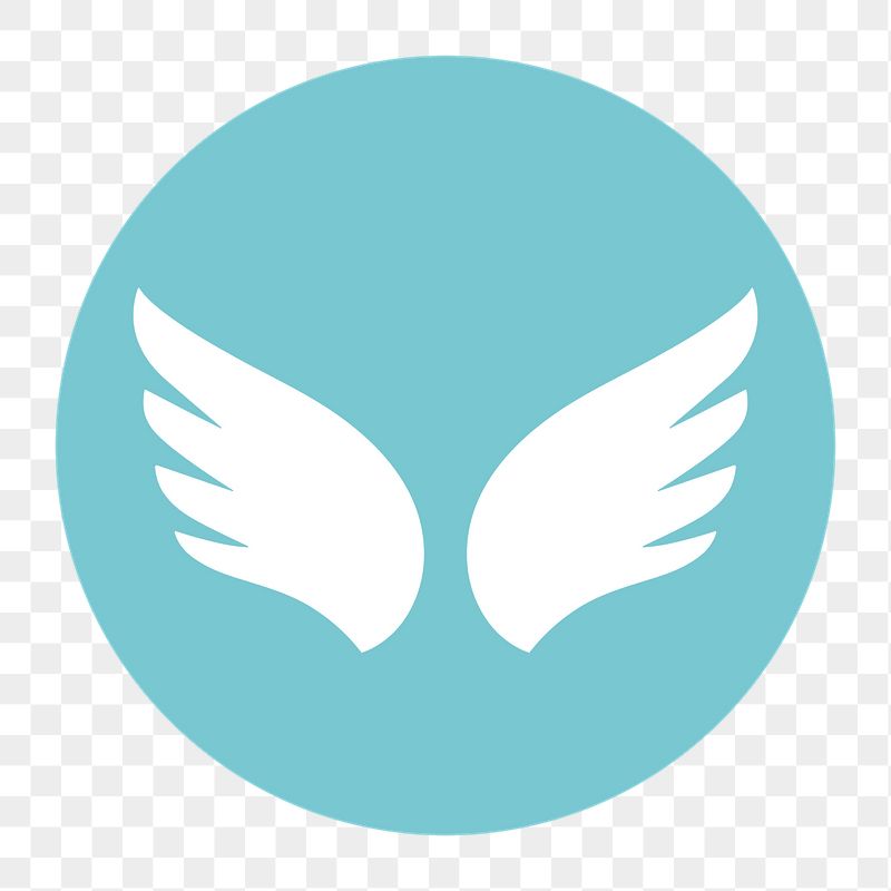 Blue wings png icon sticker, | Free Icons - rawpixel