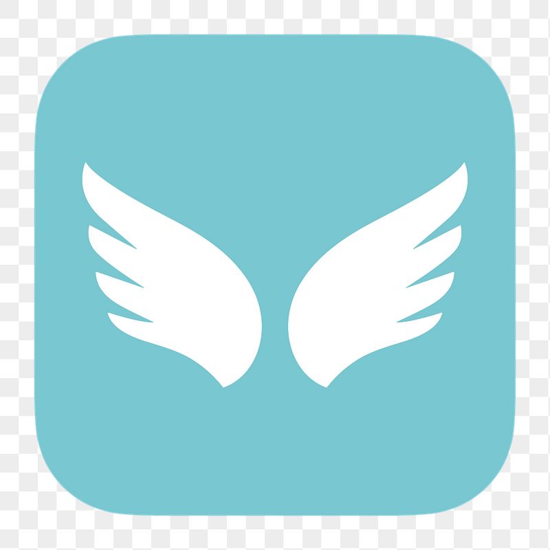 Blue wings png icon sticker, | Free Icons - rawpixel