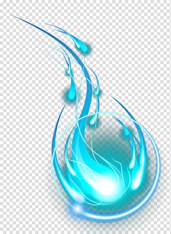 Blue wisp illustration, Light If(we), Cool light decoration material transparent background PNG clipart
