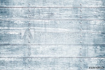 Blue wooden wall