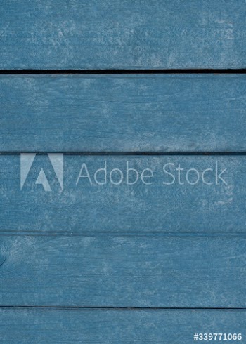 Blue wooden wall