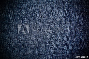 Blue woven fabric background