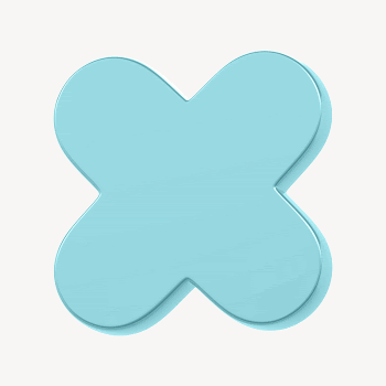 Blue X mark, 3D rendering | Free Photo - rawpixel