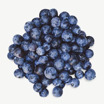 Blueberries fruit collage element psd | Free PSD - rawpixel