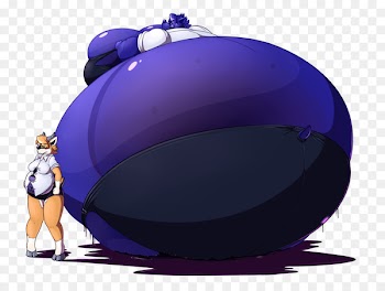 Blueberry Inflation Fur Art - blueberry 