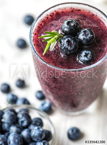 Blueberry smoothie