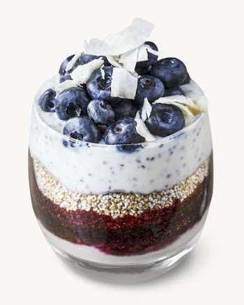 Blueberry smoothie cup, dessert isolated | Free Photo - rawpixel