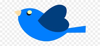 Blueheartbird Clip Art At Clker Com Vector Online Clipart - Bird With Heart Clipart