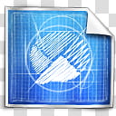 Blueprint  Social icon, Google-Buzz-x, white and blue frame transparent background PNG clipart