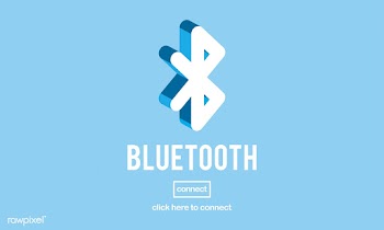 Bluetooth background communication | Free stock vector - 395817