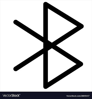 Bluetooth communication connection network vector image