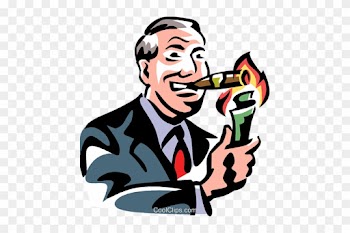 Blunt Clipart Cigar - Lighting Blunt With Money