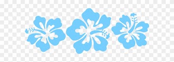 Blur Clipart Hibiscus Flower - Blue Hibiscus Flower Clipart