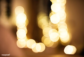 Blurred bokeh lights night time wallpaper | Free stock vector - 412419