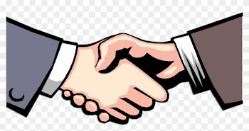 Blustery Clipart - Shake Hands Clipart