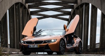 BMW hybrid sportscar concept i8 photoshoot.