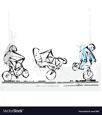 BMX freestyle vector image
