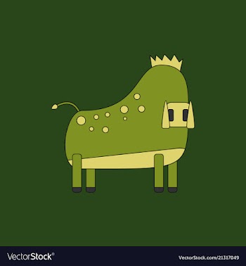 Boar on a background boar vector image
