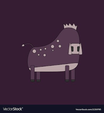 Boar on a background boar vector image