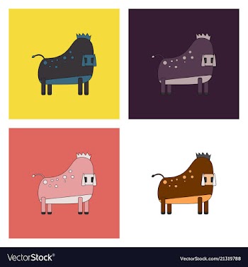 Boar on a background boar vector image