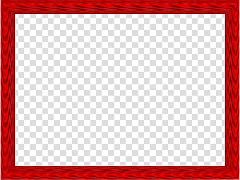 Board game Square Area Red Pattern, Red Border Frame transparent background PNG clipart