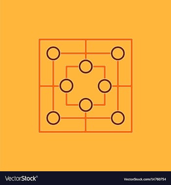 Board game table game for kids vector image