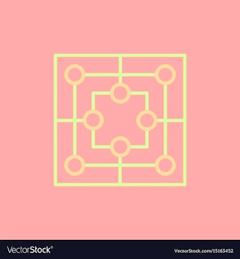 Board game table game for kids vector image