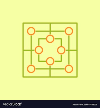 Board game table game for kids vector image