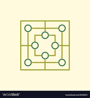 Board game table game for kids vector image
