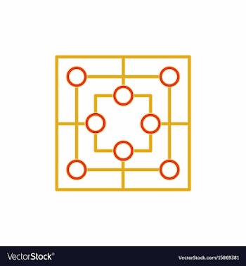 Board game table game for kids vector image
