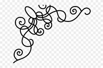 Boarder Clipart Filigree - Clipart Corner Frame Png