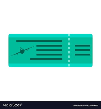 Boarding pass icon image design vector image