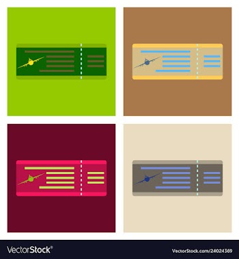 Boarding pass icon image design vector image