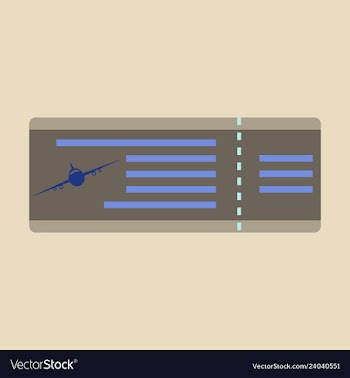 Boarding pass icon image design vector image