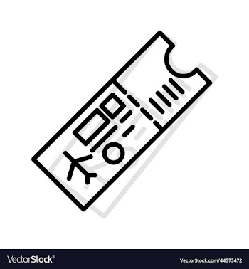 boarding pass outline
