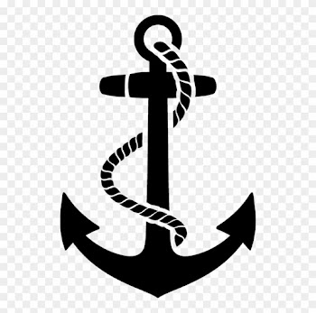 Boat Anchor Wall Sticker - Us Navy Anchor Logo