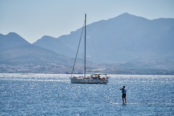 Boat In The Middle Of The Sea