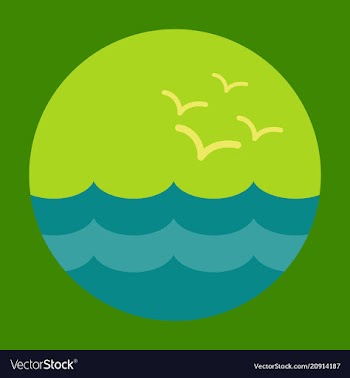 Boat round porthole seascape metal ship porthole vector image