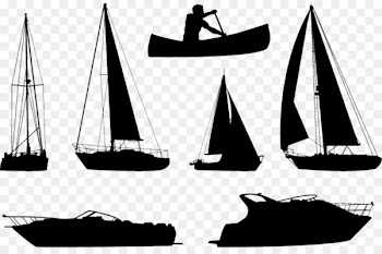 Boat Silhouette Ship Royalty-free - Silhouette of various sailboats 