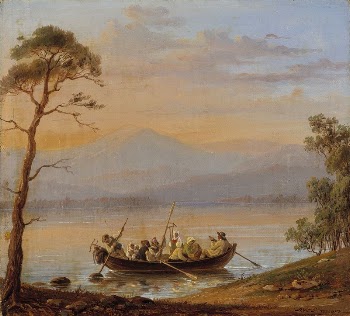 Boat trip in sweden, 1855, | Free Photo - rawpixel