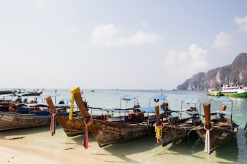 Boats on Sea Shore